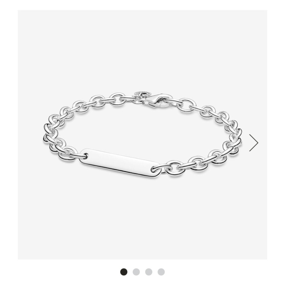 PANDORA Engravable Bar Link Bracelet